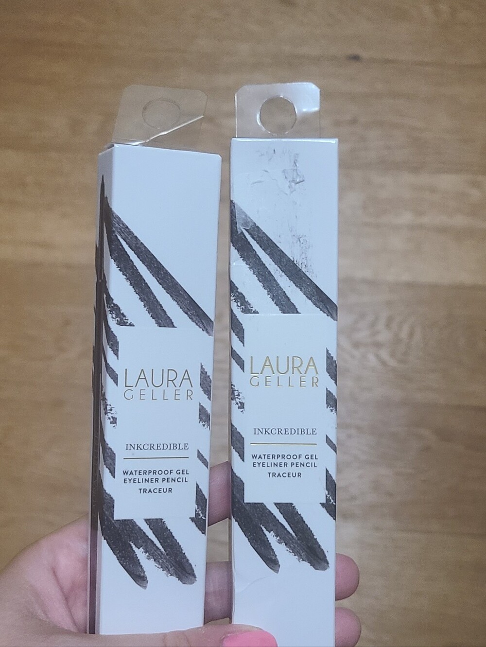 Set of 2 Laura Geller Inkcredible Waterproof Gel Eyeliner Pencils, NIP